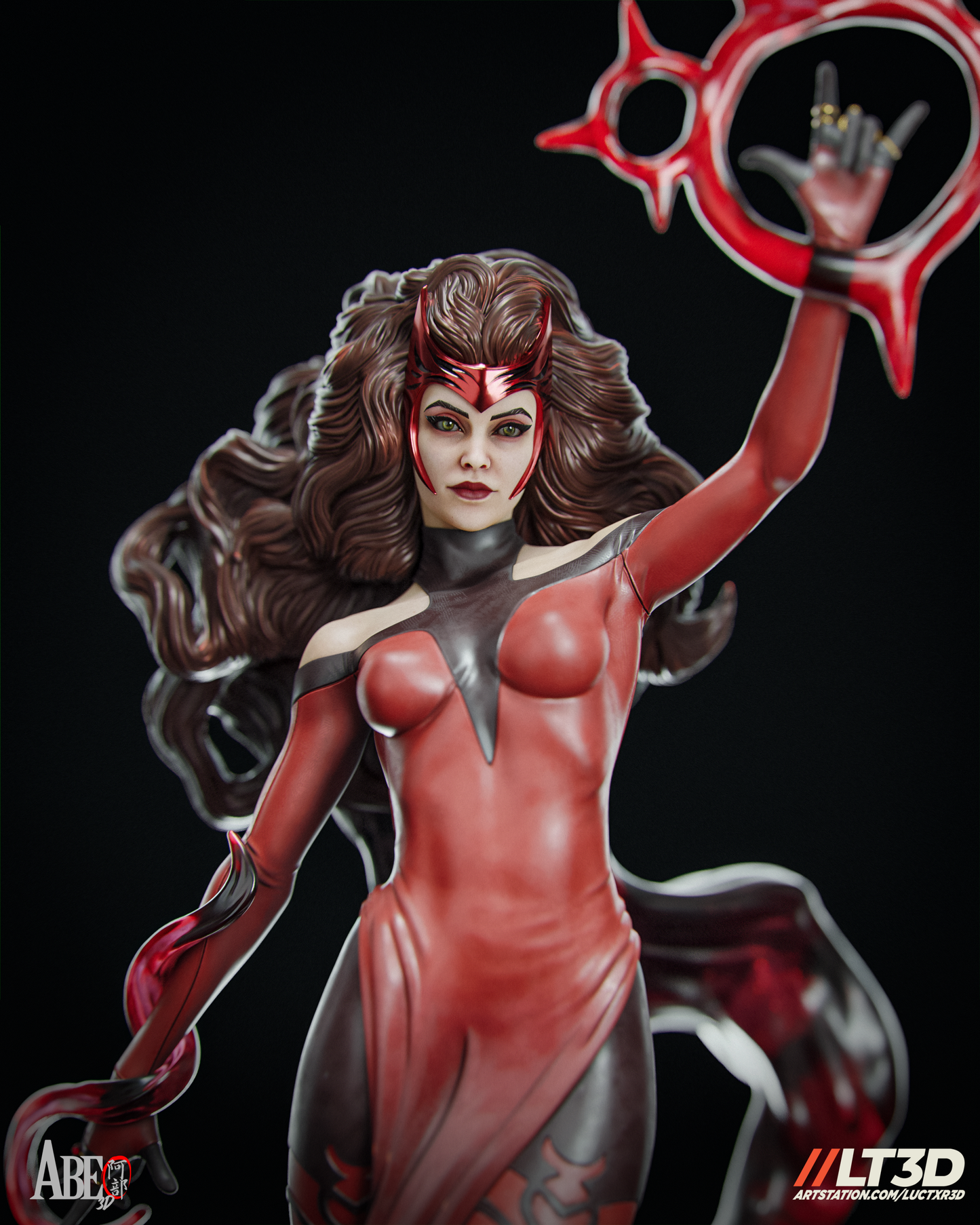 Scarlet Witch Hellfire Gala Satue
