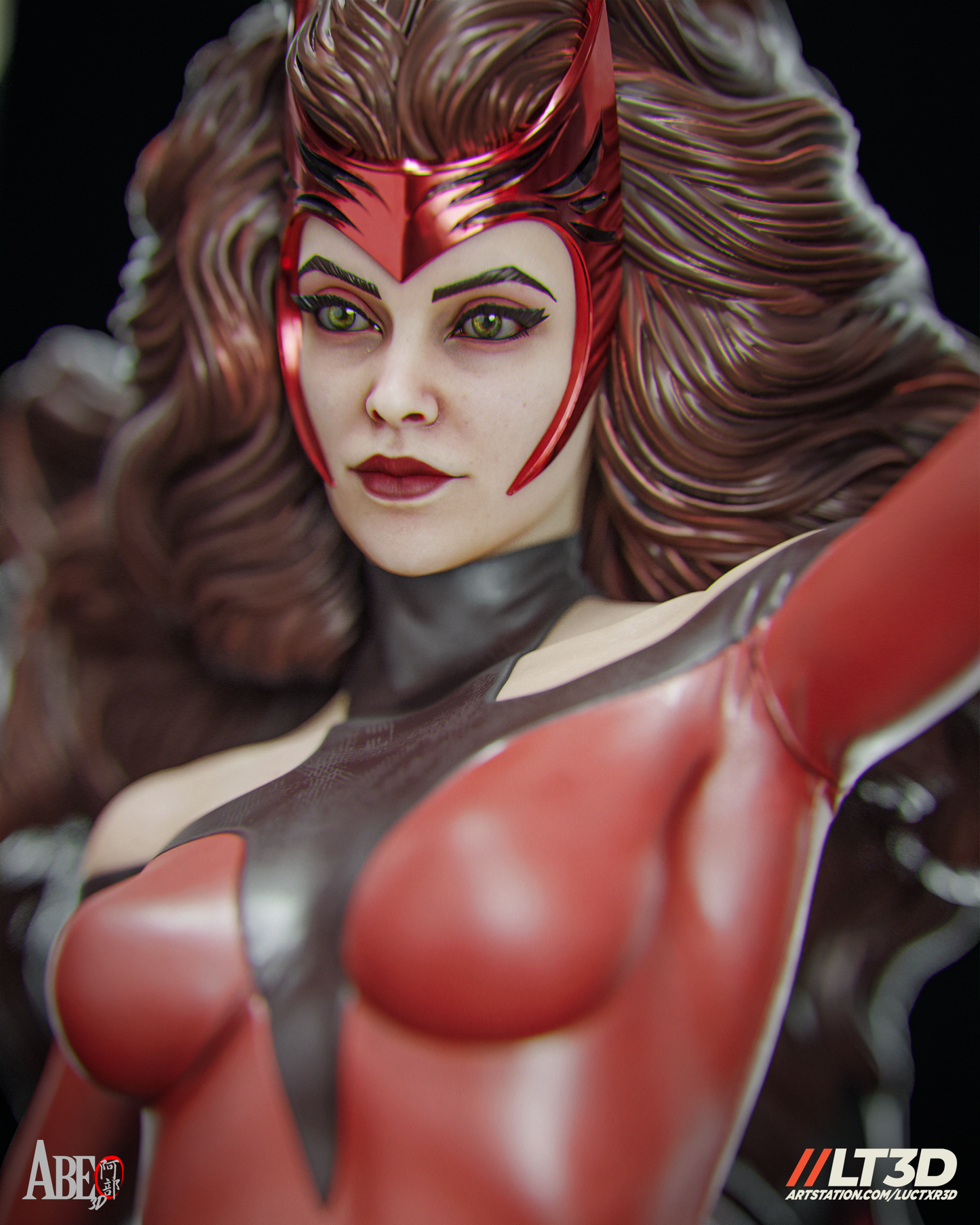 Scarlet Witch Hellfire Gala Satue