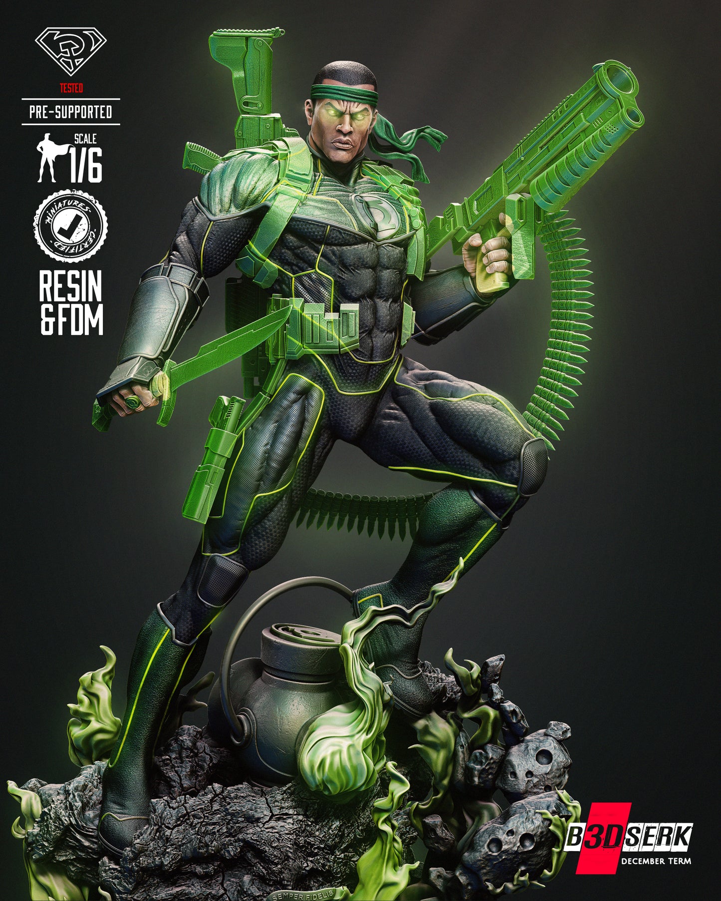 John Stewart (Green Lantern) Diorama