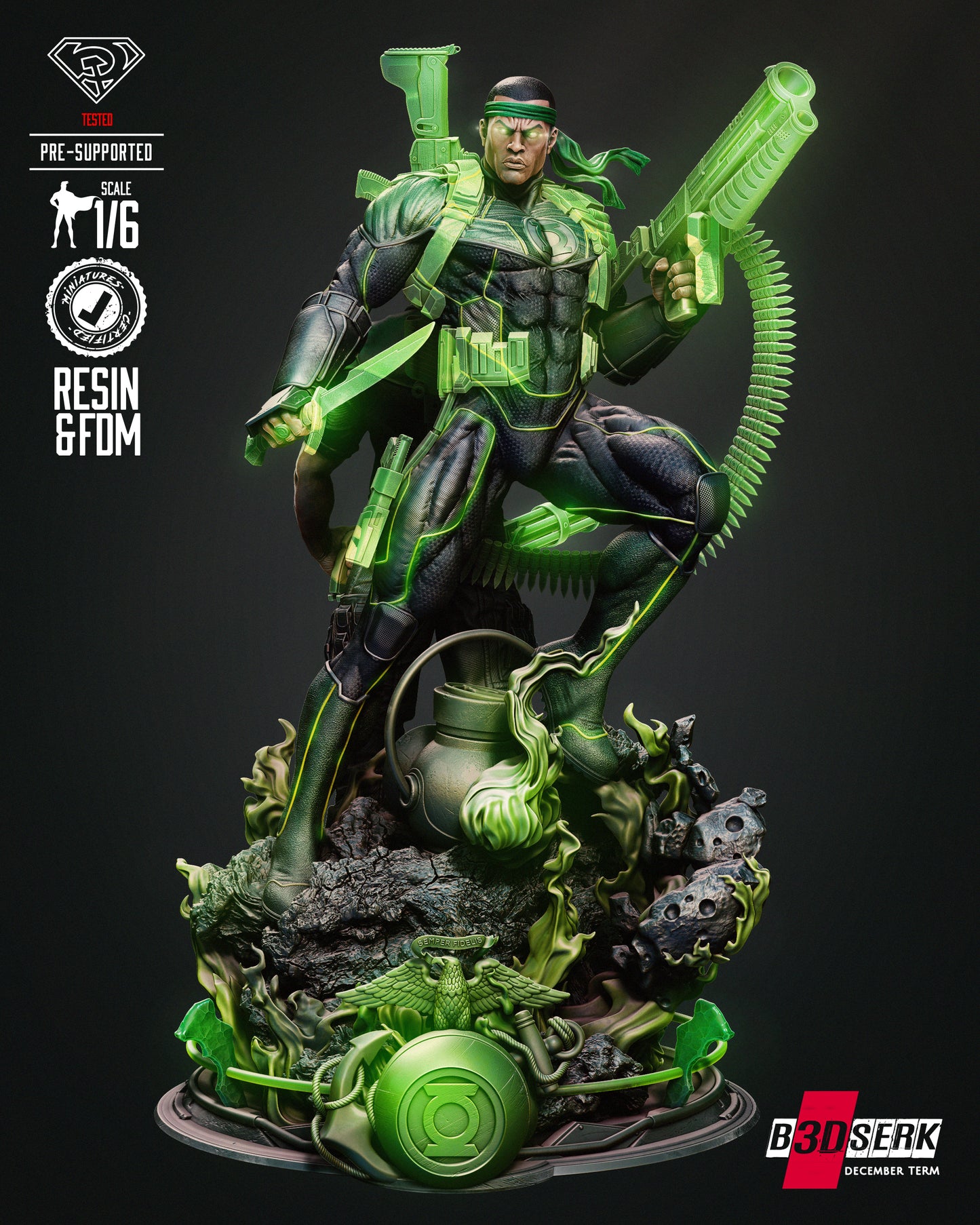 John Stewart (Green Lantern) Diorama