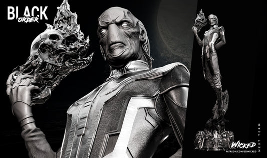 Ebony Maw Statue