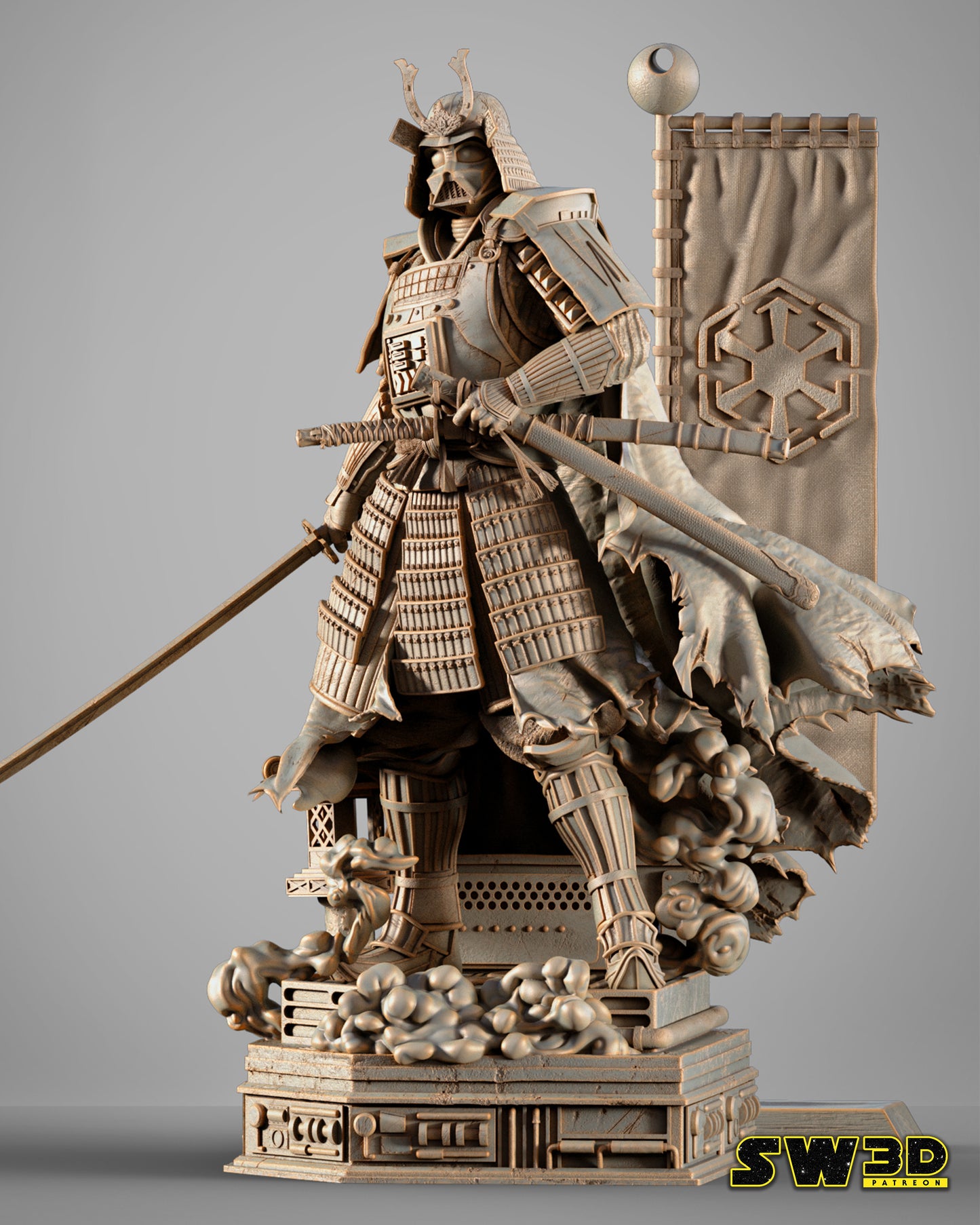 Darth Vader Samurai Statue