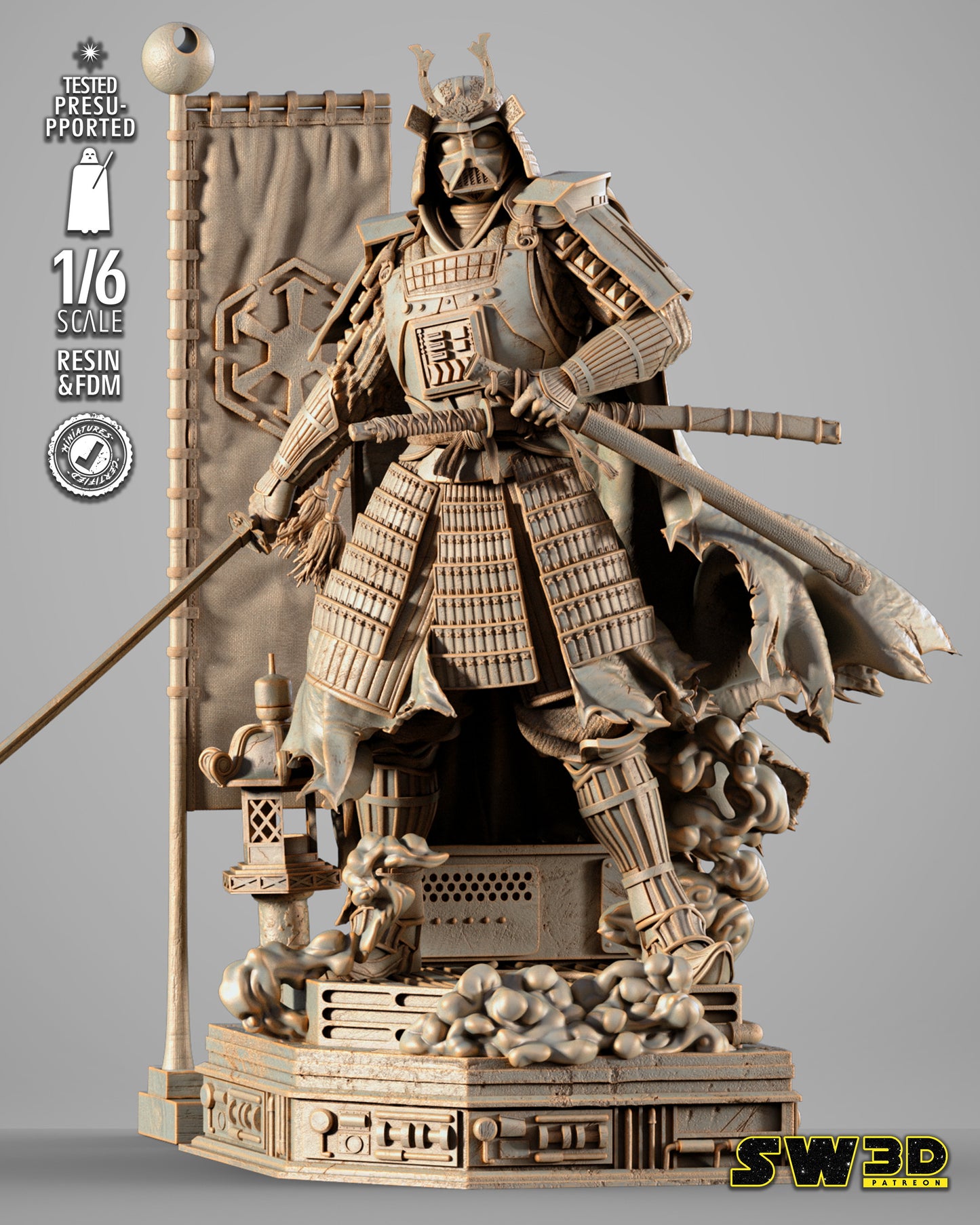 Darth Vader Samurai Statue