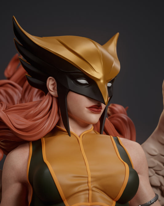 Hawkgirl Statue