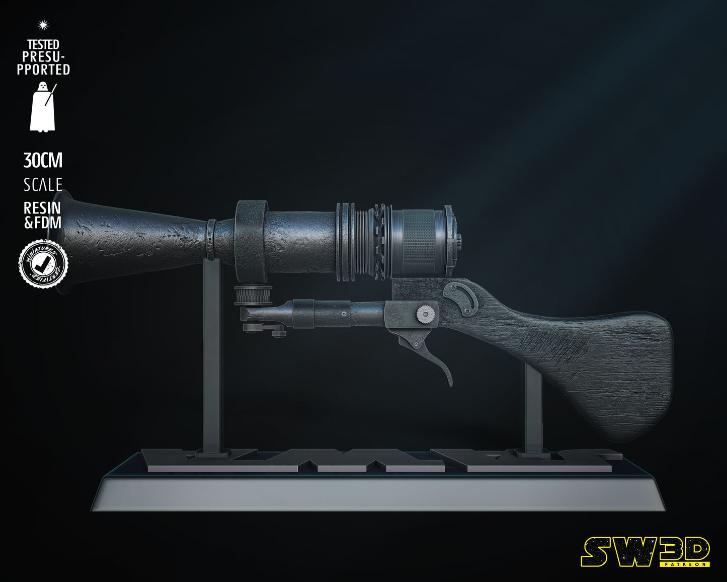 Jawa Blaster Statue