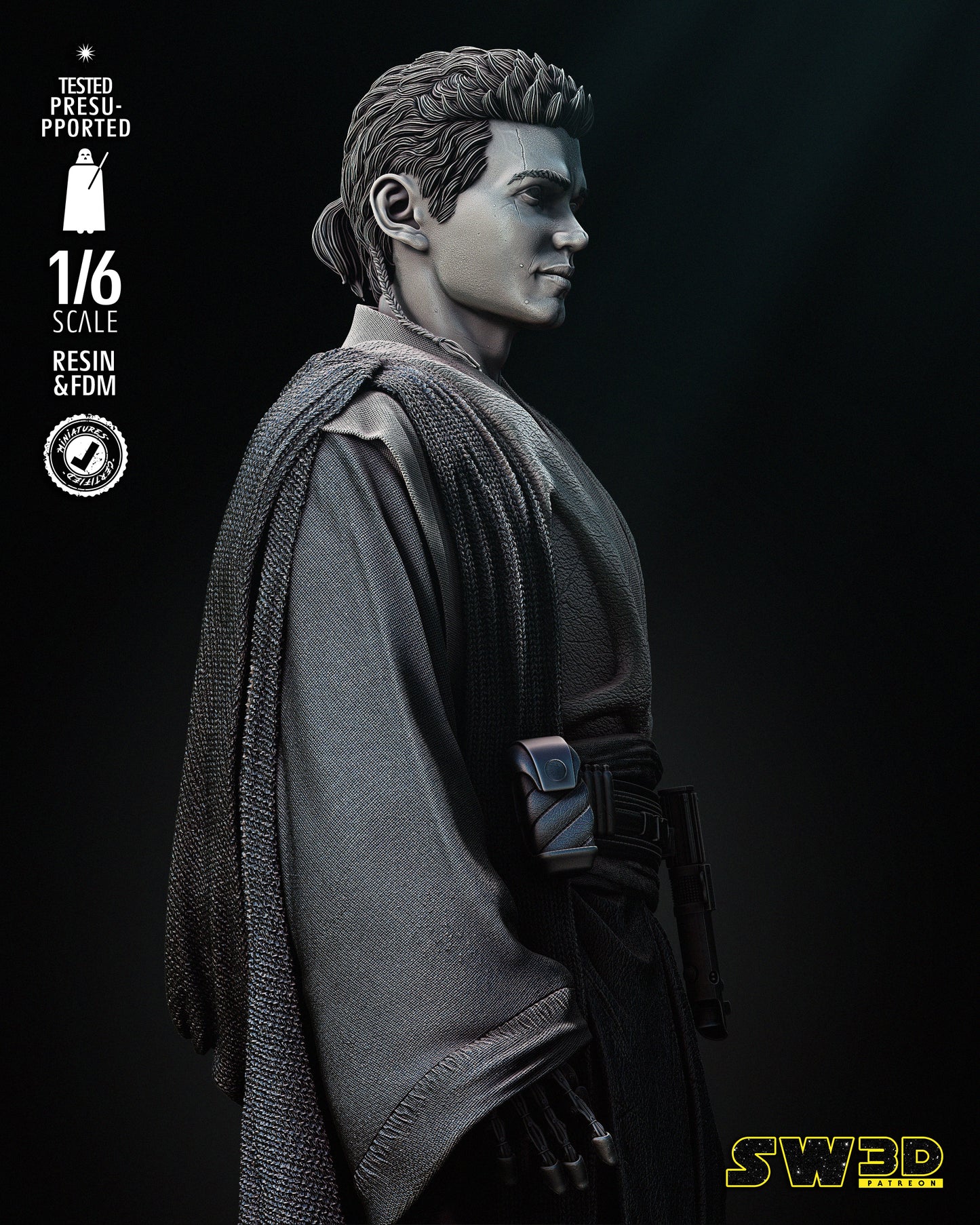 Young Anakin Statue