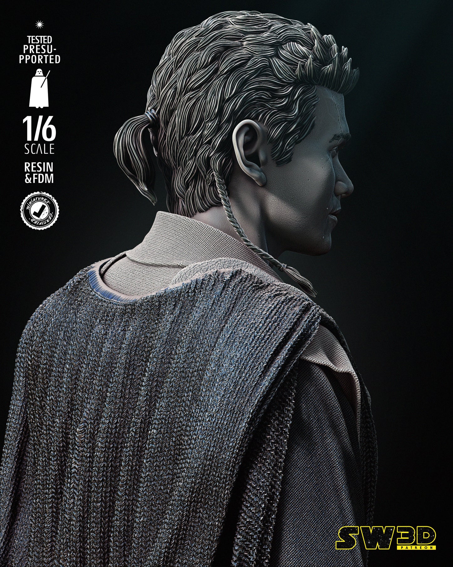 Young Anakin Statue
