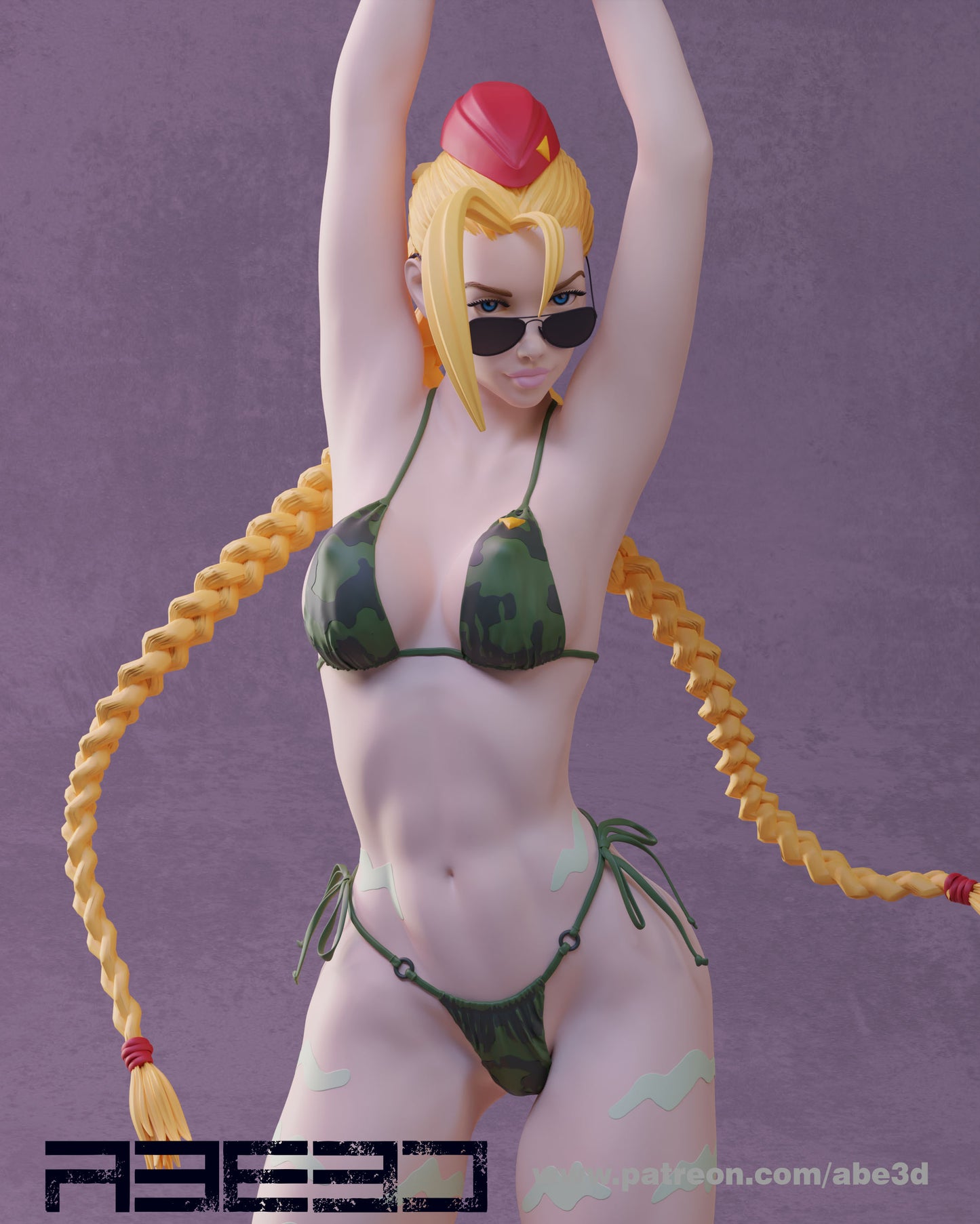 Cammy Bikini (Street Fighter) Statue