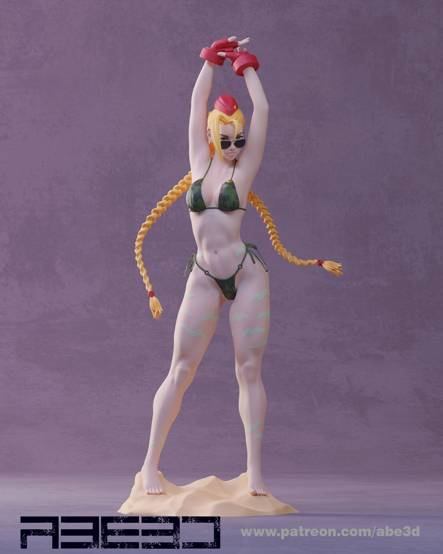 Cammy Bikini (Street Fighter) Statue