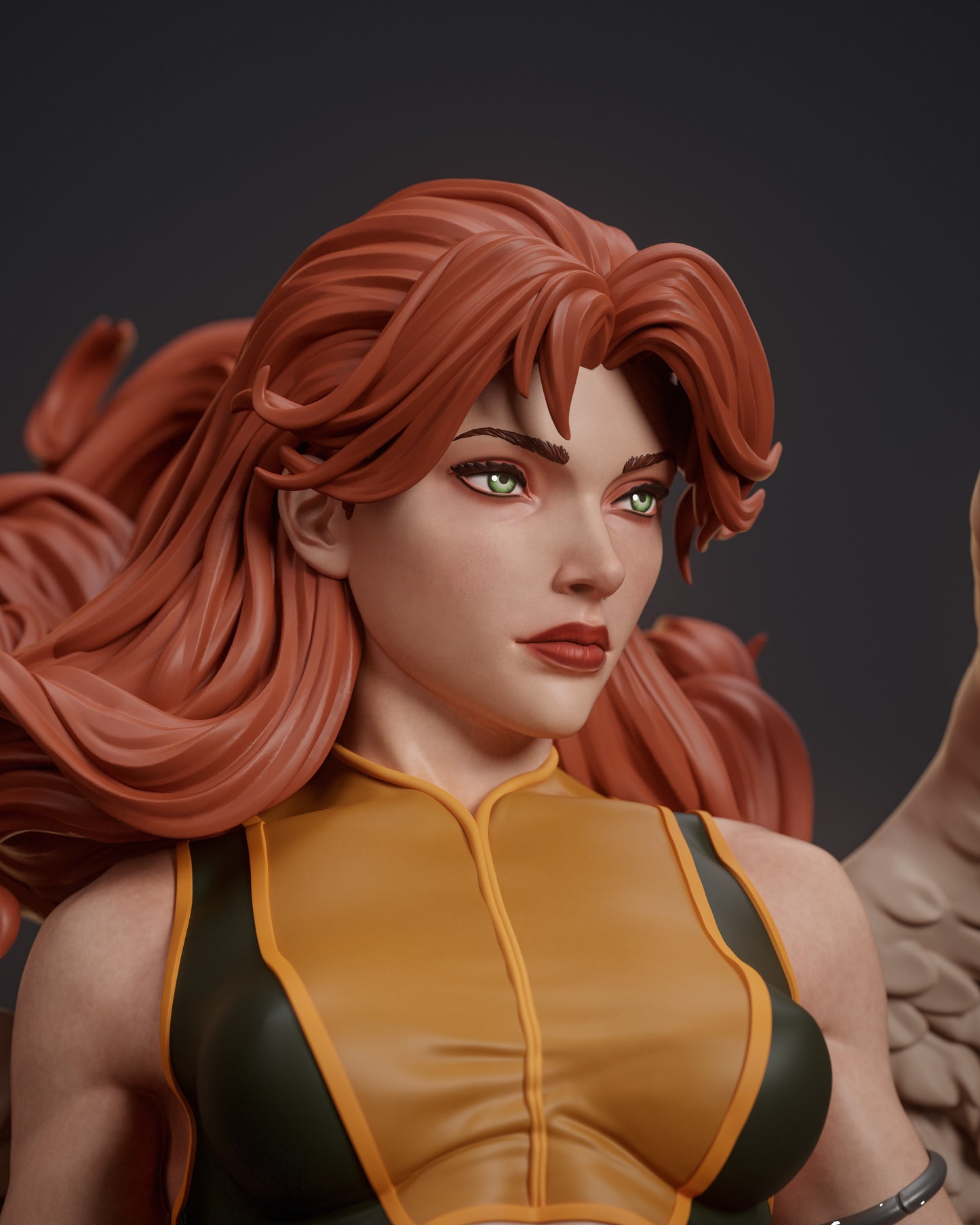 Hawkgirl Statue