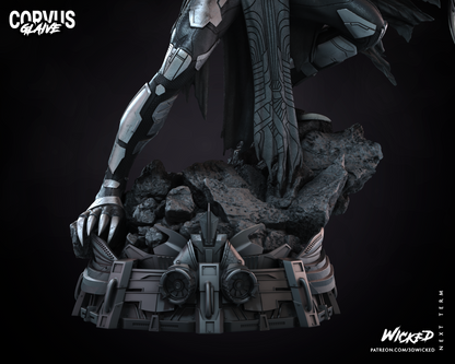 Corvus Glaive Statue