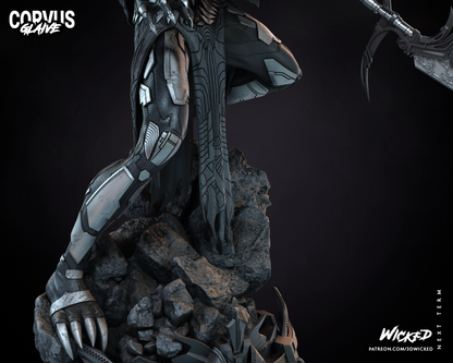 Corvus Glaive Statue