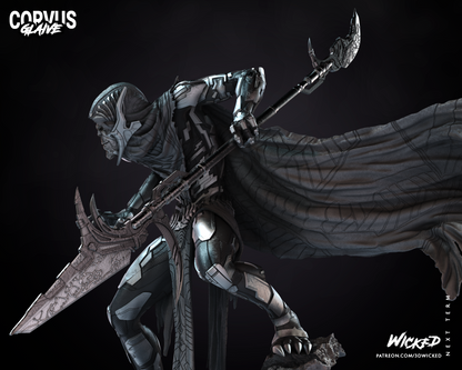 Corvus Glaive Statue