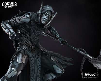 Corvus Glaive Statue