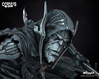 Corvus Glaive Statue