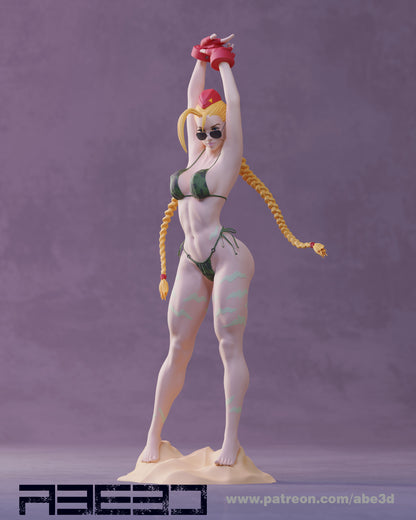 Cammy Bikini (Street Fighter) Statue