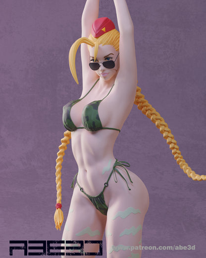 Cammy Bikini (Street Fighter) Statue