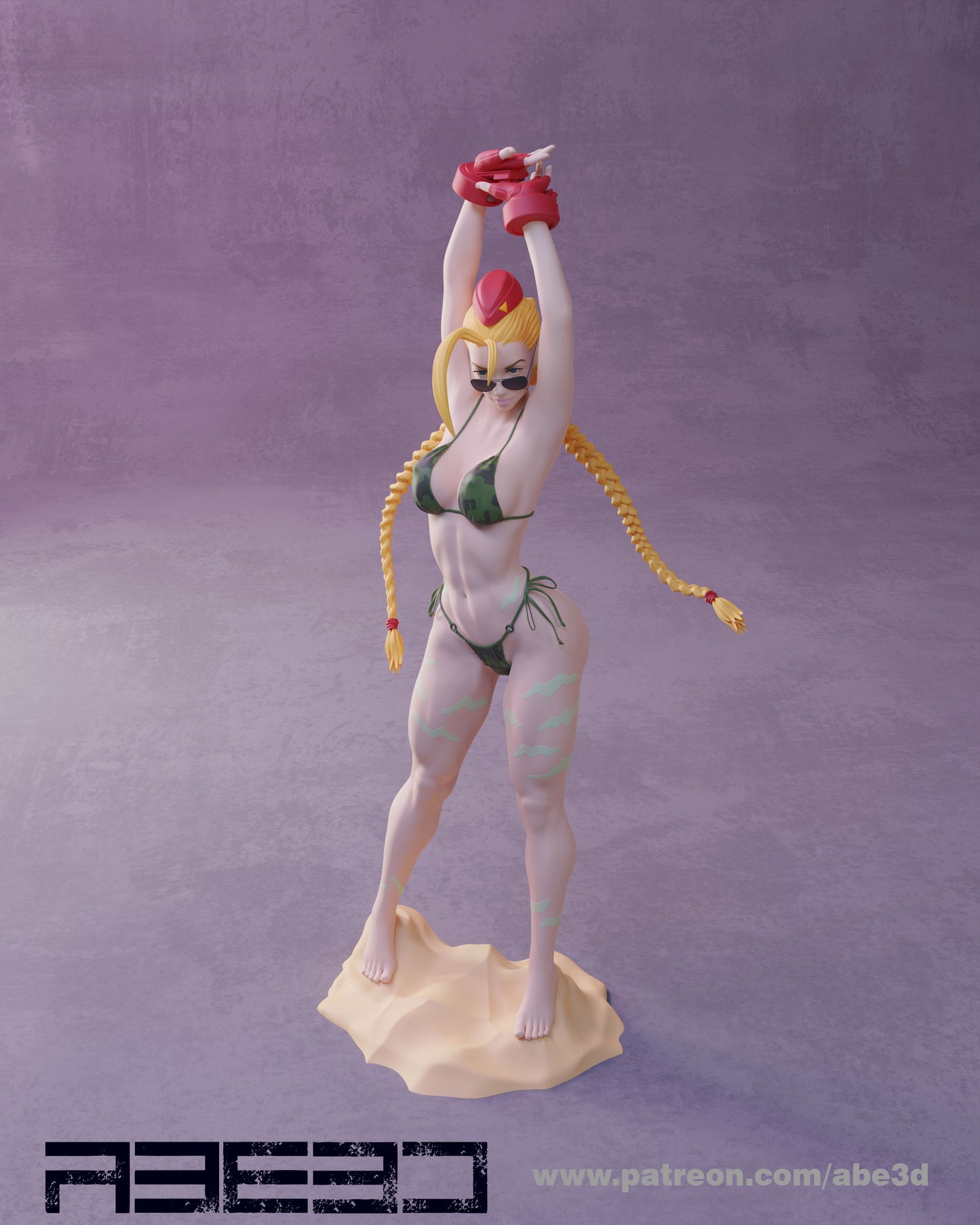 Cammy Bikini (Street Fighter) Statue