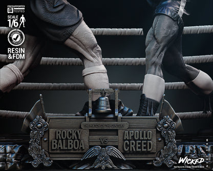 Rocky Balboa And Apollo Creed Diorama
