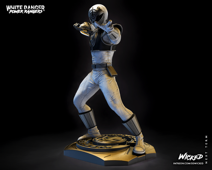 Power Rangers White Ranger Statue