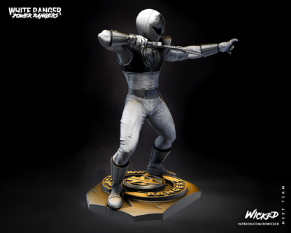 Power Rangers White Ranger Statue