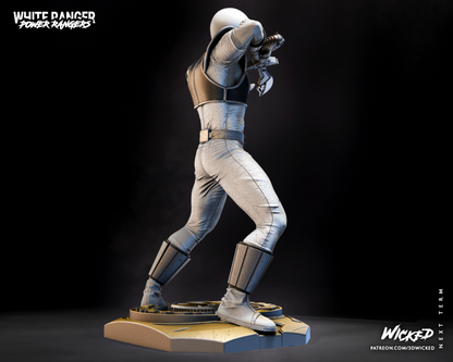 Power Rangers White Ranger Statue