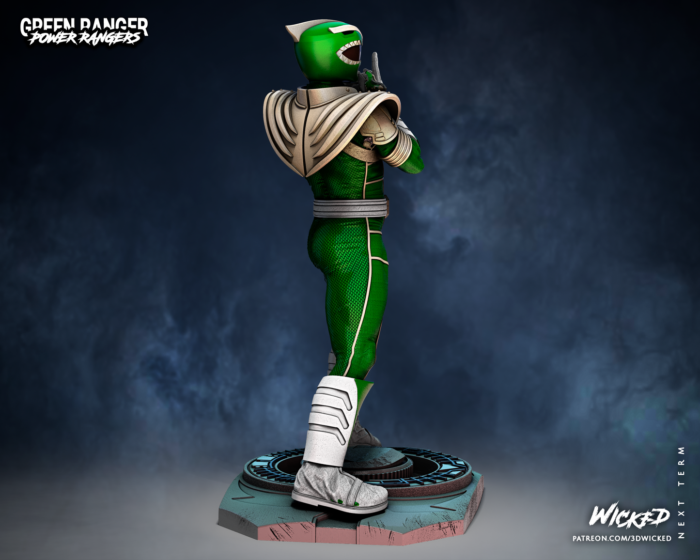 Power Rangers Green Ranger Statue