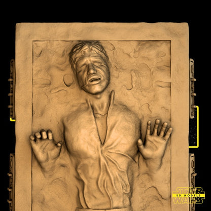 Han Solo on Carbonite Statue