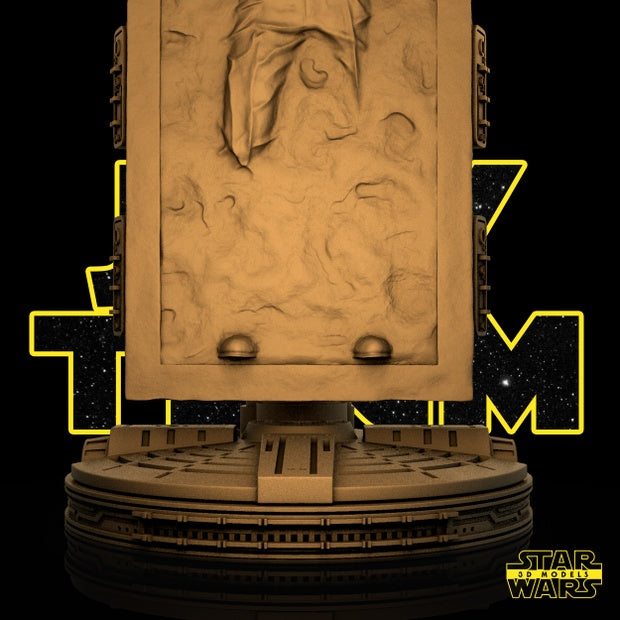 Han Solo on Carbonite Statue