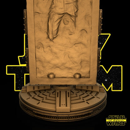 Han Solo on Carbonite Statue