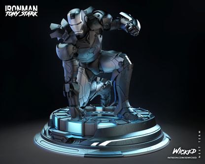 Iron Man 2023 Landing  Pose Statue