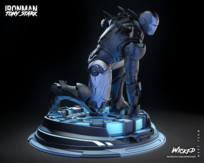 Iron Man 2023 Landing  Pose Statue