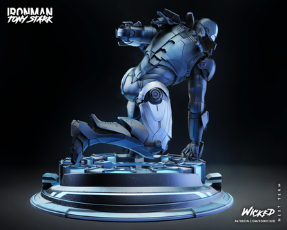 Iron Man 2023 Landing  Pose Statue