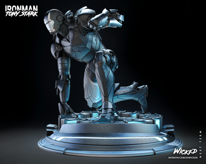 Iron Man 2023 Landing  Pose Statue