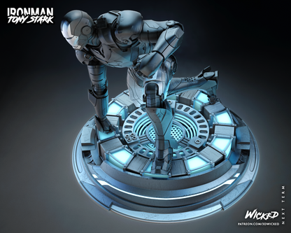 Iron Man 2023 Landing  Pose Statue