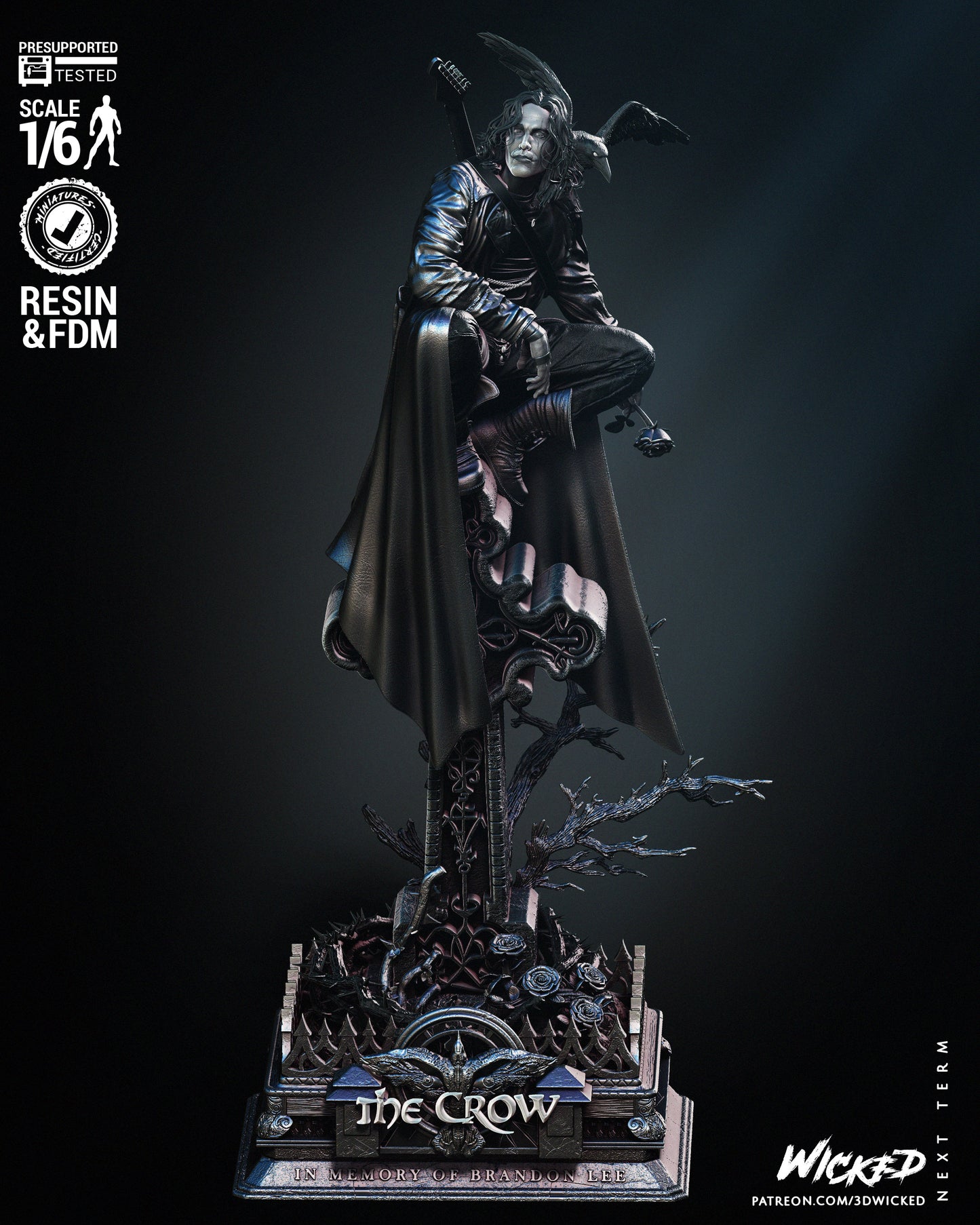 The Crow Statue