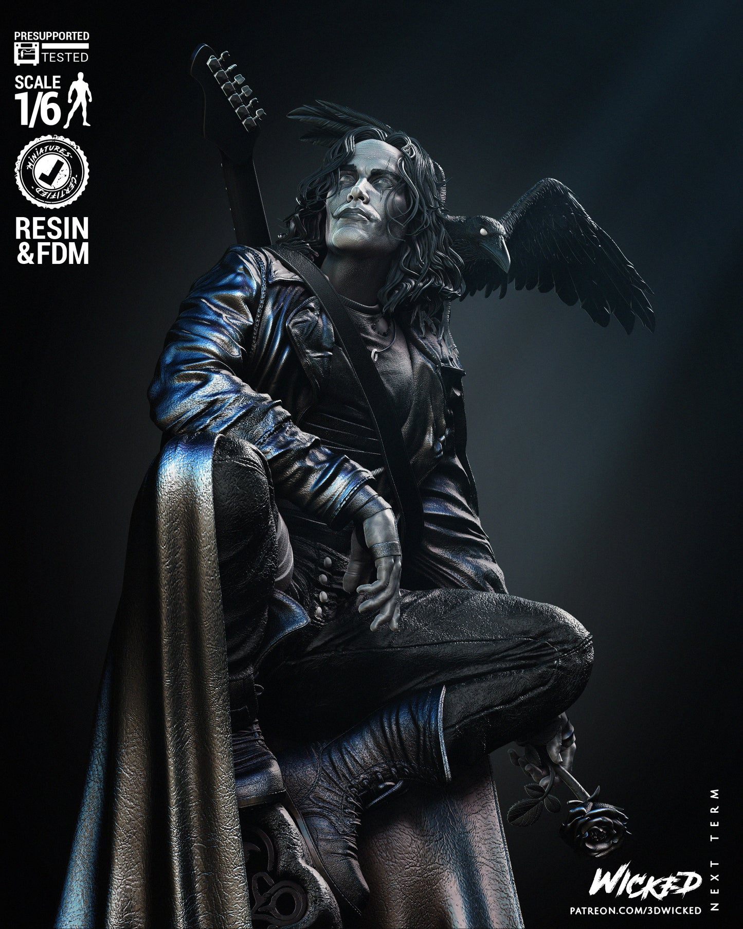 The Crow Statue