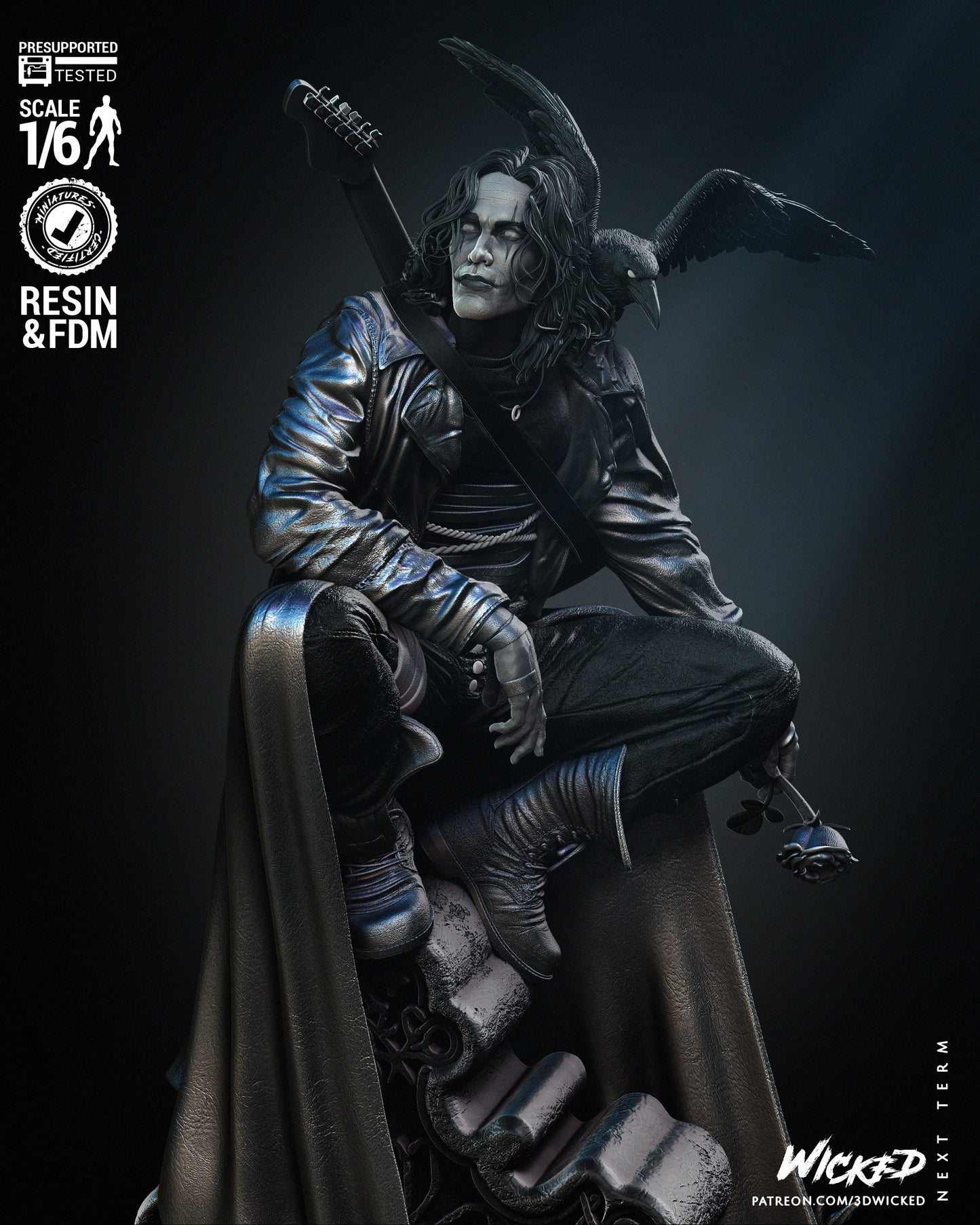 The Crow Statue