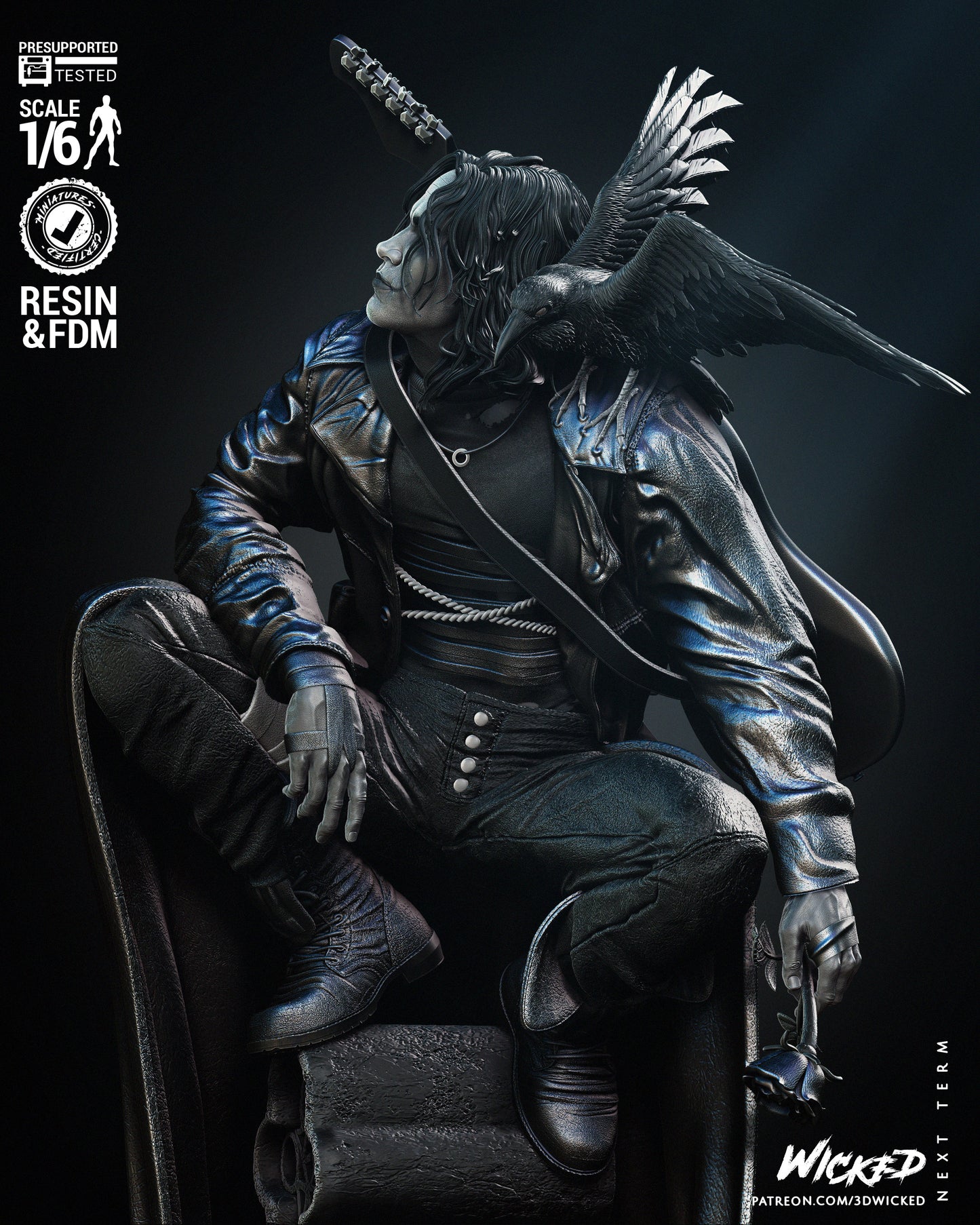 The Crow Statue