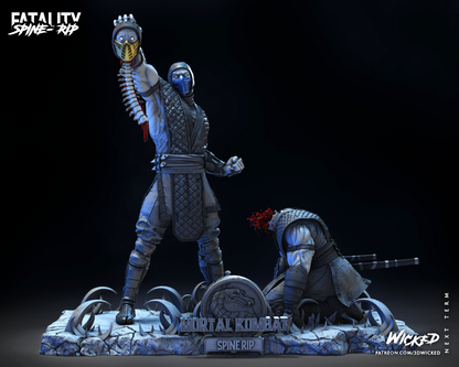 Sub Zero Vs Scorpion Diorama