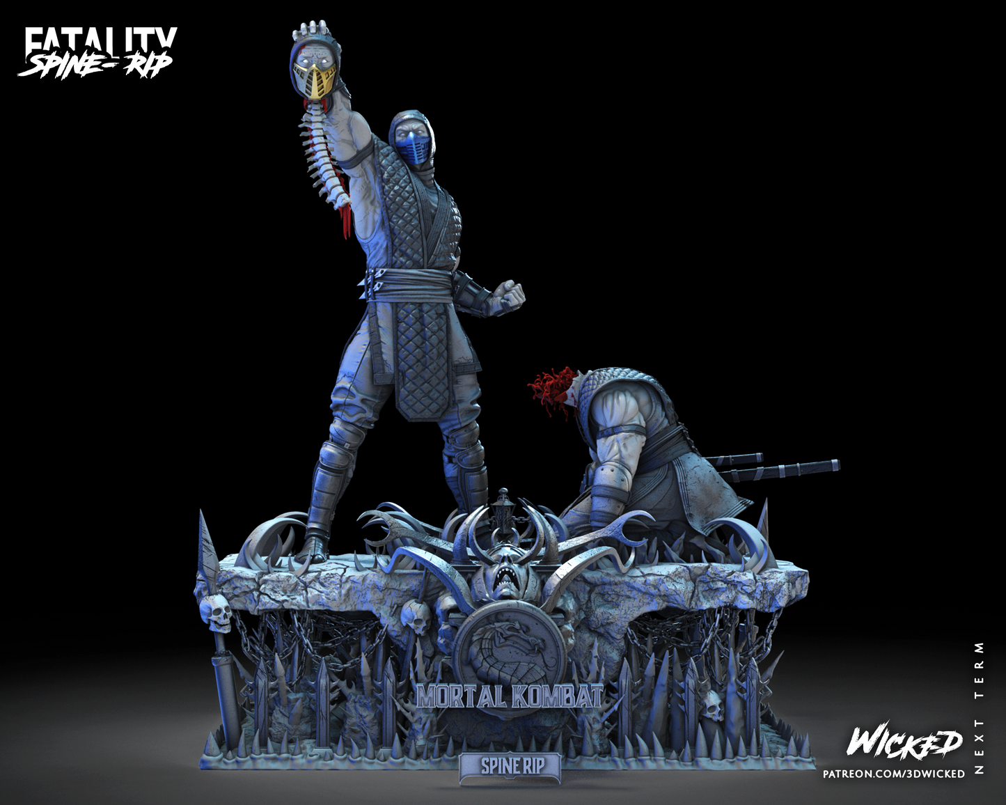 Sub Zero Vs Scorpion Diorama