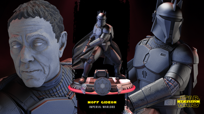 Moff Gideon Statue