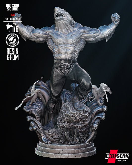 King Shark Statue