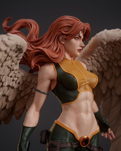 Hawkgirl Statue