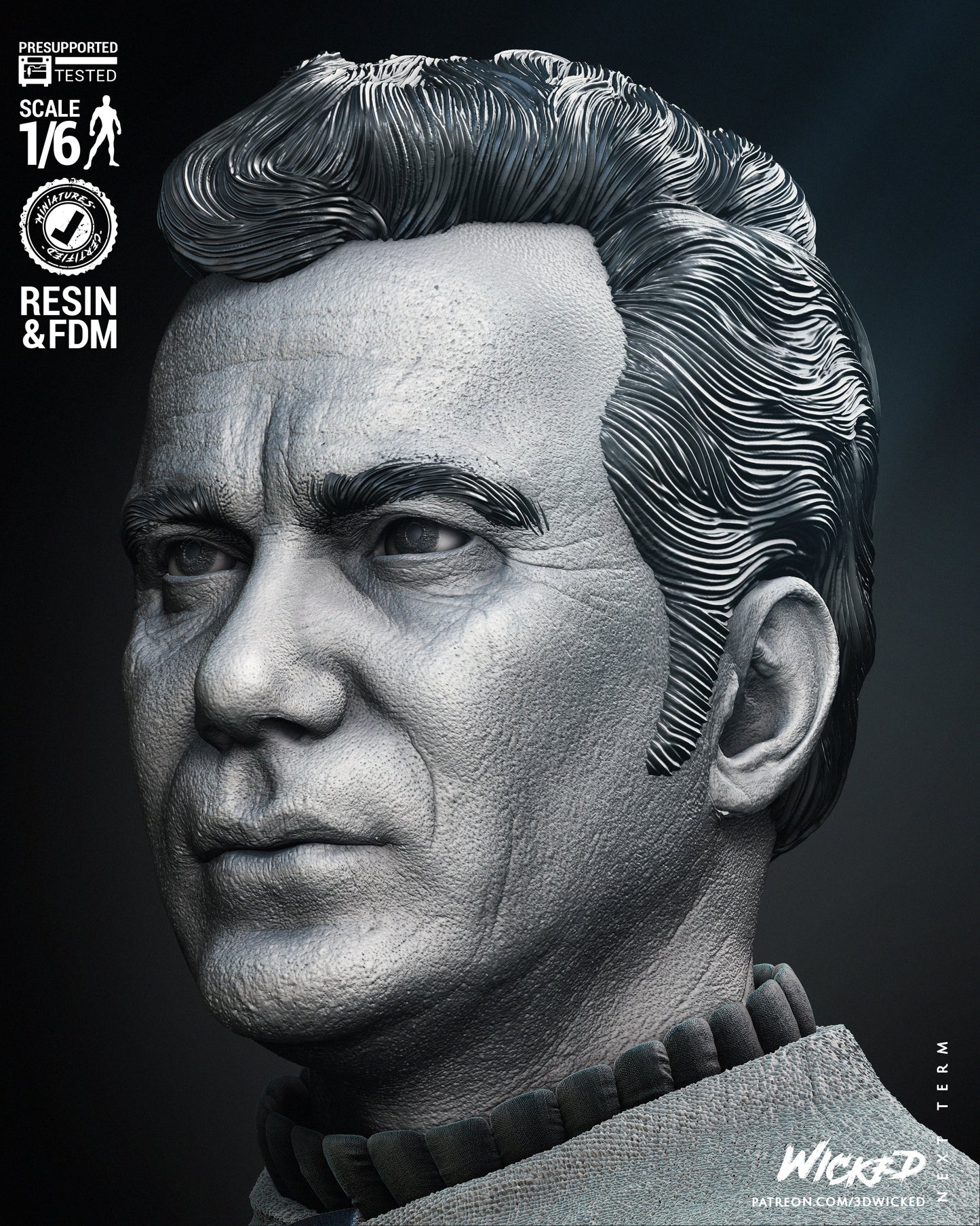 Captain Kirk - Star Trek Statue