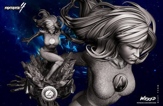 Susan Storm ( Fantastic Four) Statue