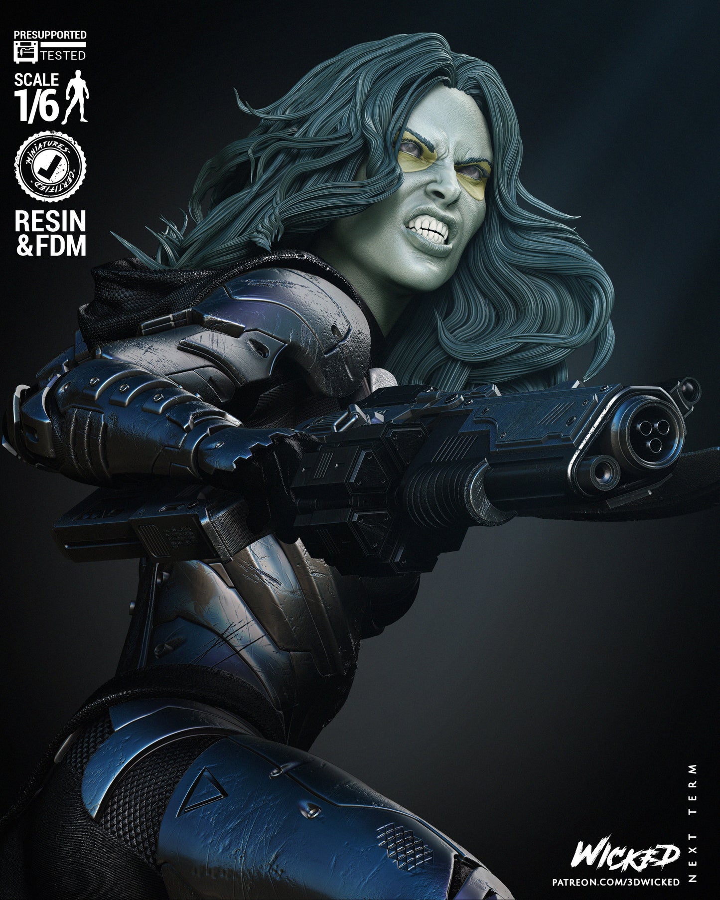 Gamora Comics Version Statue