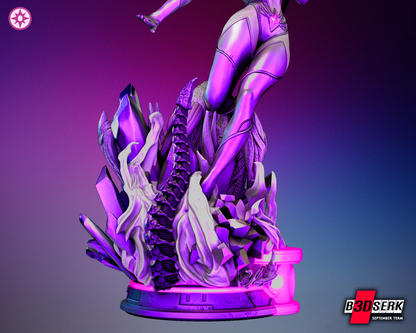 Star Saphire Violet Lantern Statue