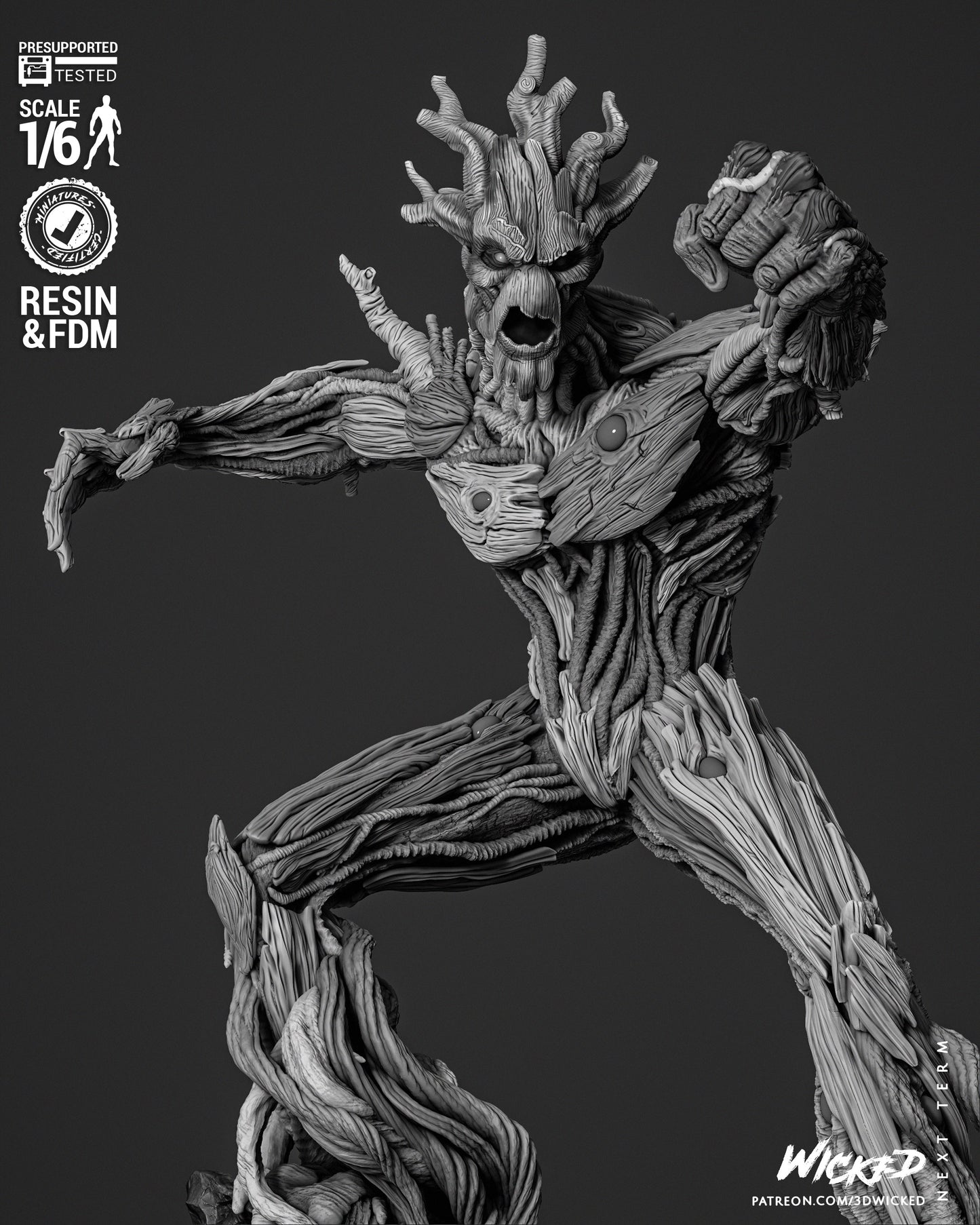 Groot Comics Version Statue