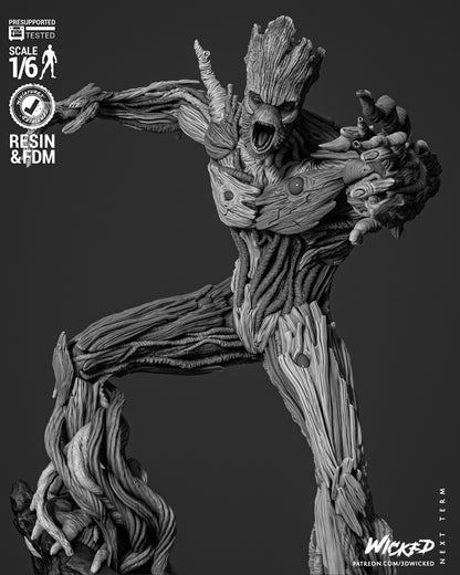 Groot Comics Version Statue